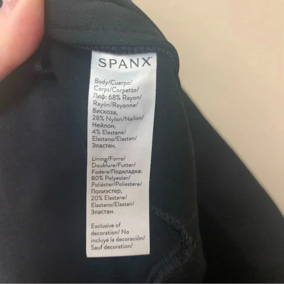 Spanx Perfect Pant in Ankle Piped Skinny Black Size Medium - Picture 12 of 13